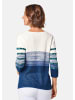GOLDNER Pullover Leichter Pullover mit tollem Ringelmuster in royalblau / gemustert