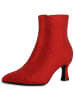 VAN HILL Klassische Stiefeletten Mary in Rot Velours