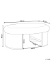 Beliani Couchtisch LIVADEIA in Naturfarben - (W) 96 x (H) 40 x (L) 60 cm
