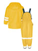 Playshoes Regen-Set Latzhose Basic in gelb