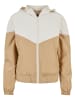 Urban Classics Urban Classics Damen Ladies Arrow Windbreaker in whitesand/unionbeige