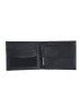 oxmox Leather Geldbörse RFID Schutz Leder 12 cm schwarz-freedom anchor