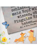 Mr. & Mrs. Panda Badehandtuch Pinguin Mond Design mit Spruch in Eisblau