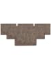 Ritzenhoff & Breker 6er Set Platzmatten Velora 43 x 30 cm in Hellgrau