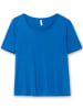 sheego T-Shirt in kobaltblau