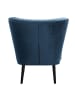 58 aufm Kessel COCKTAILSESSEL Kayleigh Samtvelours dunkelblau