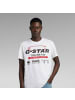 G-Star Raw STAR Old Skool Originals RT Tshirt in Weiß