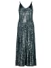Vera Mont Abendkleid mit Pailletten in Grey Olive