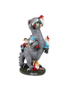 relaxdays Gartenfigur "Dinosaurier frisst Gartenzwerge" in Bunt