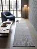 KADIMA DESIGN Läufer Geometrisch pflegeleicht Wohnzimmer Schlafzimmer Flur Esszimmer in Grau