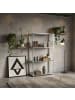 relaxdays Lagerregal in Silber - (B)75 x (H)145 x (T)30 cm