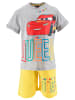 Disney Cars 2tlg. Outfit: Sommer-Set Lightning McQueen T-Shirt und Shorts in Weiß