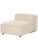 Beliani Sofaelement ARDAL in Beige/Schwarz - (W) 88 x (H) 68 x (L) 120 cm
