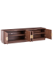 Beliani TV-Schrank NUMURKAH in Braun/Gold - (W) 180 x (H) 48 x (L) 40 cm