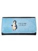 Mr. & Mrs. Panda Damen Brieftasche Pinguin Marienkäfer mit Spruch in Eisblau
