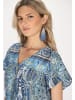 usha FESTIVAL Damen Kleid in Blau Mehrfarbig