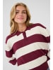 Kaffe Strickpullover KAlizza Baggy fit in Windsor W./Turtledove W.Stripe