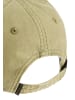 Camel Active Cap aus reiner Baumwolle in Olivgrün