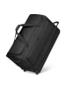Redolz Duffle Essentials 2-Rollen Reisetasche 90 cm XXL mit Dehnfalte Sondergröße black