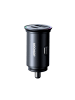 Mcdodo Zigarettenanzünder-Ladegerät 60W USB-A USB-C Mini-Ladegerät Schwarz