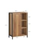 SoBuy Wäscheschrank in Braun - (B)60 x (H)90 x (T)30cm