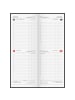 BRUNNEN Vormerkbuch 784 11x29,7cm 2 Tage/Seite Pappe blau 2026