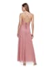 Vera Mont Abendkleid im Glitzer-Look in Rosé/Silver