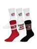 NFL Socken 6er Pack in San Francisco 49ers/Weiß