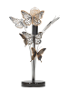 Mauro Ferretti Mehrfarbige Metalltischlampe mit Schmetterlingen Ø cm 32x47