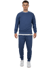 Reichstadt Herren Regular Fit Pullover Logo-Stitching in Dark Blue