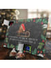Mr. & Mrs. Panda Advents-Teekalender Rotkehlchen Schlitten mit S... in Kreidetafel