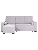 Beliani Schlafsofa EDANE in Grau/Schwarz - (W) 232 x (H) 94 x (L) 150 cm