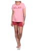 NORMANN Shorty Schlafanzug Pyjama Casual Look - 74919 in rosa