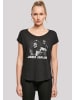 F4NT4STIC Long Cut T-Shirt Janis Joplin Spiritual Mono' in schwarz