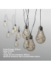 STAR Trading LED Glühbirnen Lichterkette Glow, outdoor, Netzbetrieb, rauchiges Gr