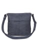 Zwei Mademoiselle.M Schultertasche 25 cm in nubuk blue