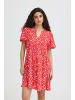 ICHI Kleid IHMARRAKECH Loose fit in FIERY RED FLOWER