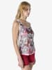 KOROSHI Damen-Tanktop mit Linsenbedruckung in Fucsia / fuchsia