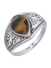 mantraroma 925er Silber - Ringe mit Tigerauge