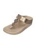 fitflop Zehentrenner HALO BEAD-CIRCLE METALLIC TOE-POST SANDALS in goldfarben