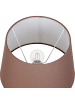 Beliani Tischleuchten ARCOS in Weiß/Braun - (W) 33 x (H) 55 x (L) 33 cm