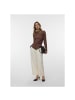Vero Moda Langarmshirt in cocoa brown