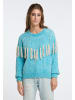 IZIA Damen Strickpullover in Türkisblau