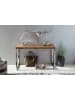 FineBuy Konsolentisch in Braun / Sheesham / 45x120x76