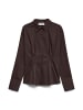 Vero Moda Popelin Hemd in Chocolate Torte