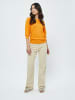 Peppercorn Pullover in Orange Sunset