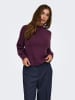 ONLY Strickpullover in Mauve Wine