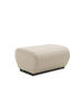 58 aufm Kessel GARTENLOUNGE Hocker Boudicca 73x40x63 mit Outdoorbezug in taupe