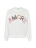 More & More Sweatshirt in ecru rosa - 0001