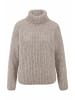 Hessnatur Strick Rollkragenpullover in naturgrau